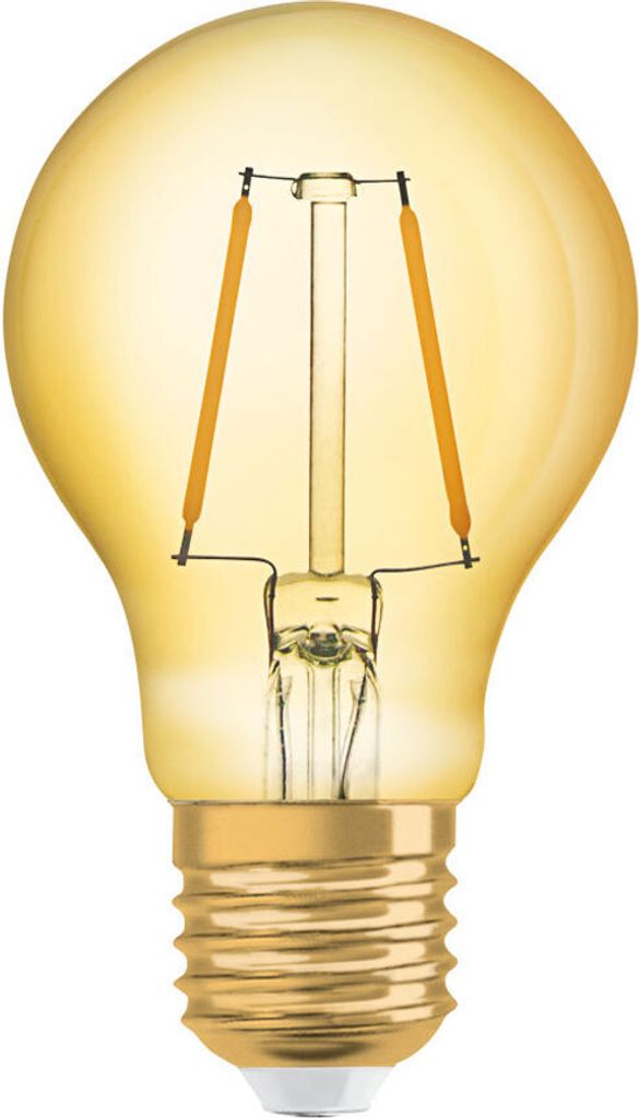 Filamentová vintage LED žárovka - E27, A60, 2,5W, 2400K Obrázek produktu 