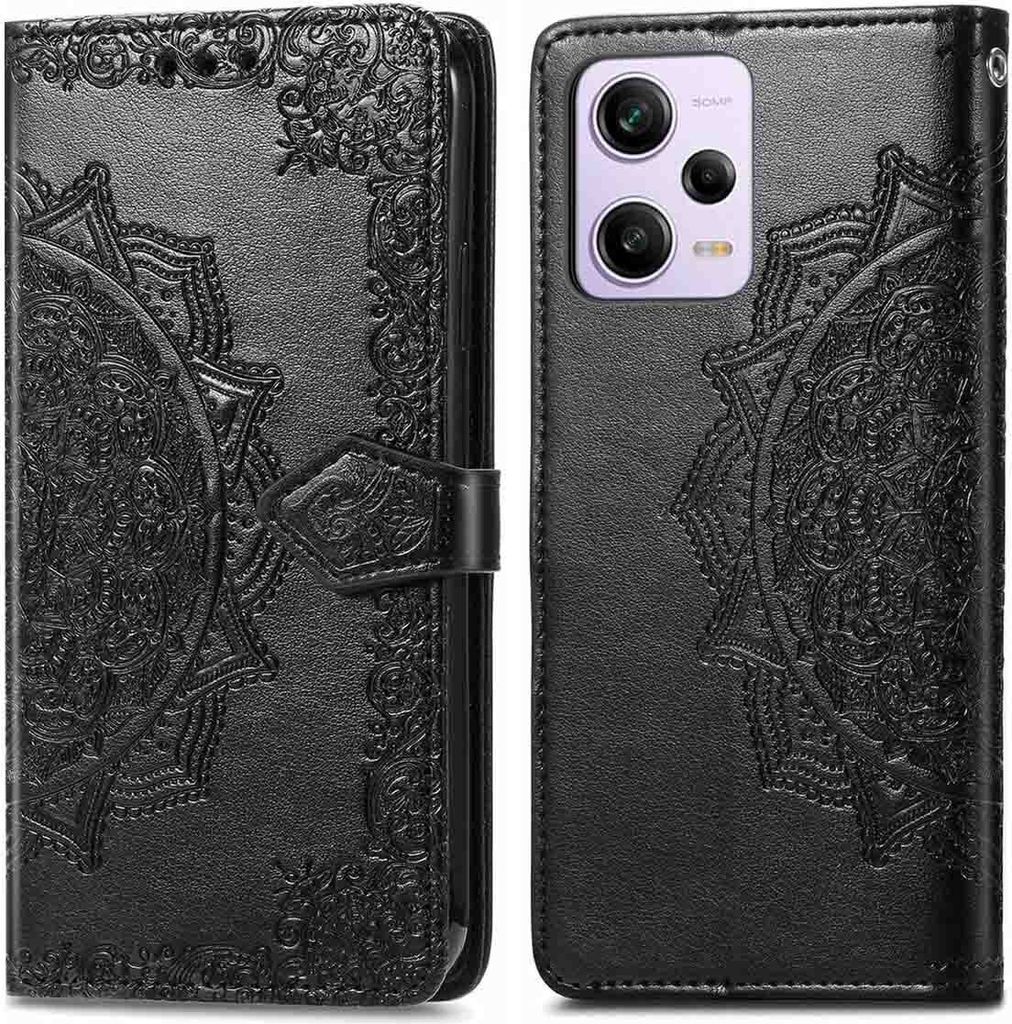 imoshion Mandala Klapphülle Xiaomi Redmi Note 12 Pro (5G) - Schwarz