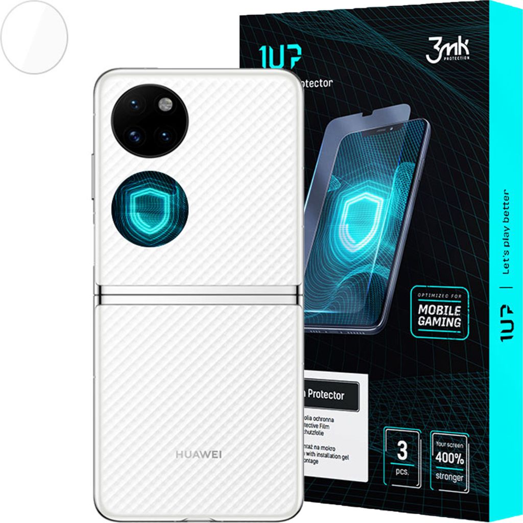 3mk Display Schutzfolie 1UP für Huawei P50 Pocket (Front) transparent Gaming (3 Stück)