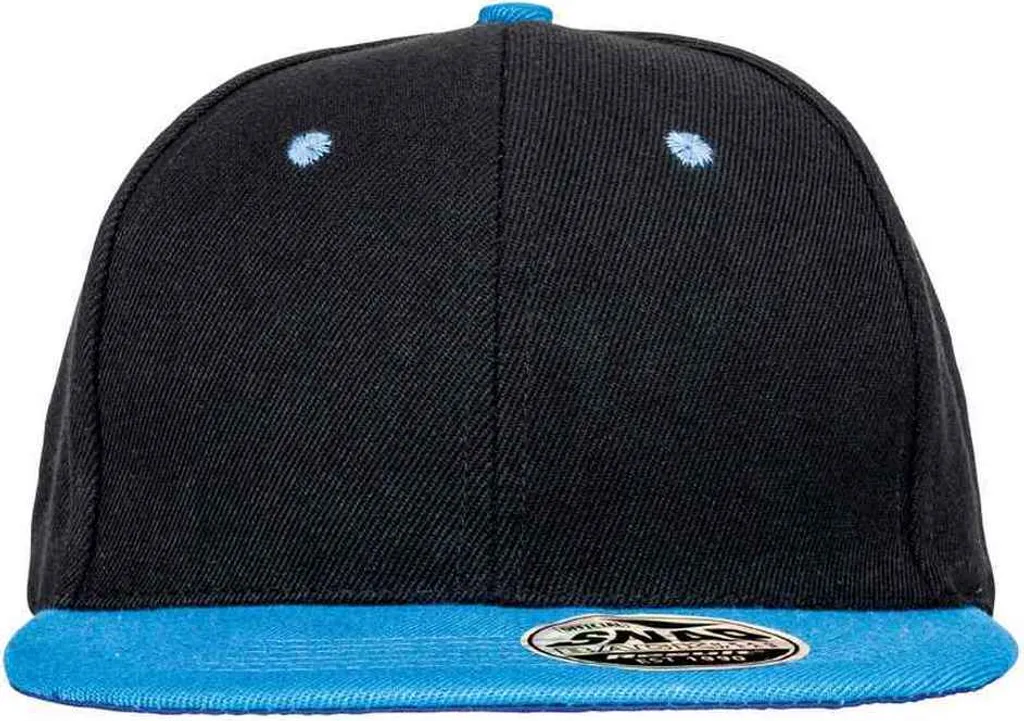 Result Original Bronx Snapback RW10428 - Cappellino Nero e Azzurro