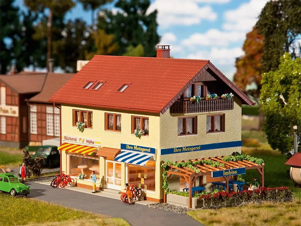Maquette de Commerce de Proximité Faller 130489 H0 pour Diorama 1/87