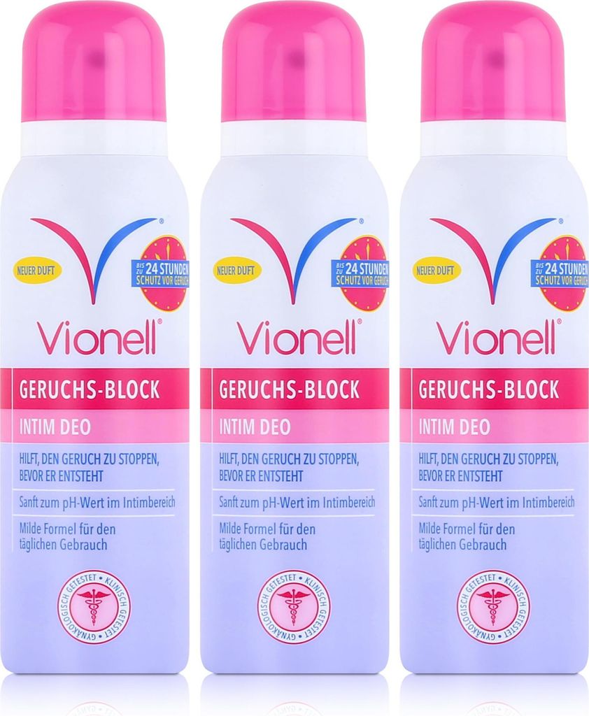 Vionell Geruchs-Block Intim Deo 125ml - Sanft im Produktbild 