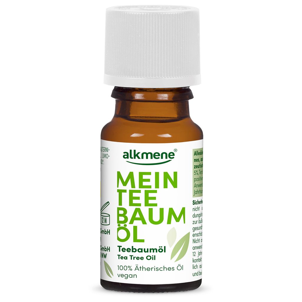alkmene Mein 100% reines Teebaumöl 10 ml vegan & Produktbild 