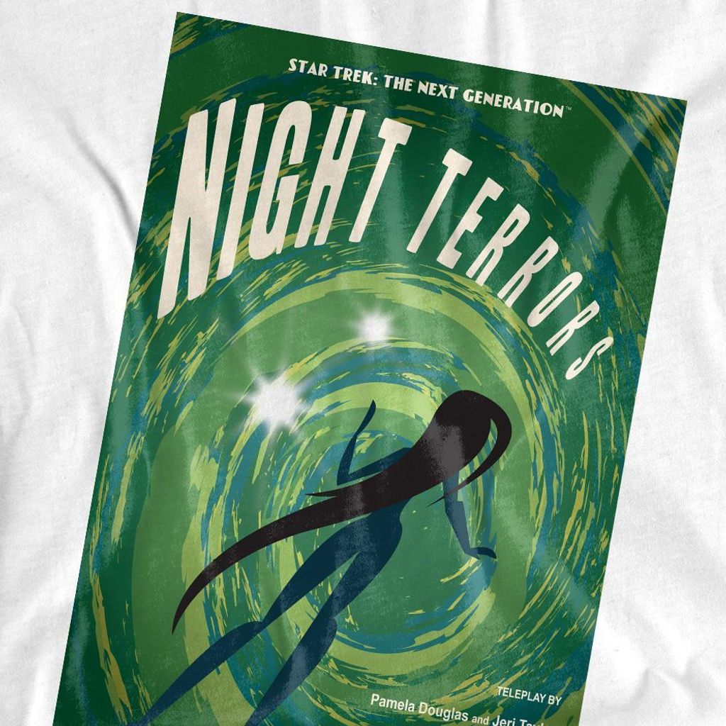 Star Trek - "The Next Generation Season 4 Episode 17" T-Shirt für Herren/Damen Uni TV9968 (S) (Weiß)