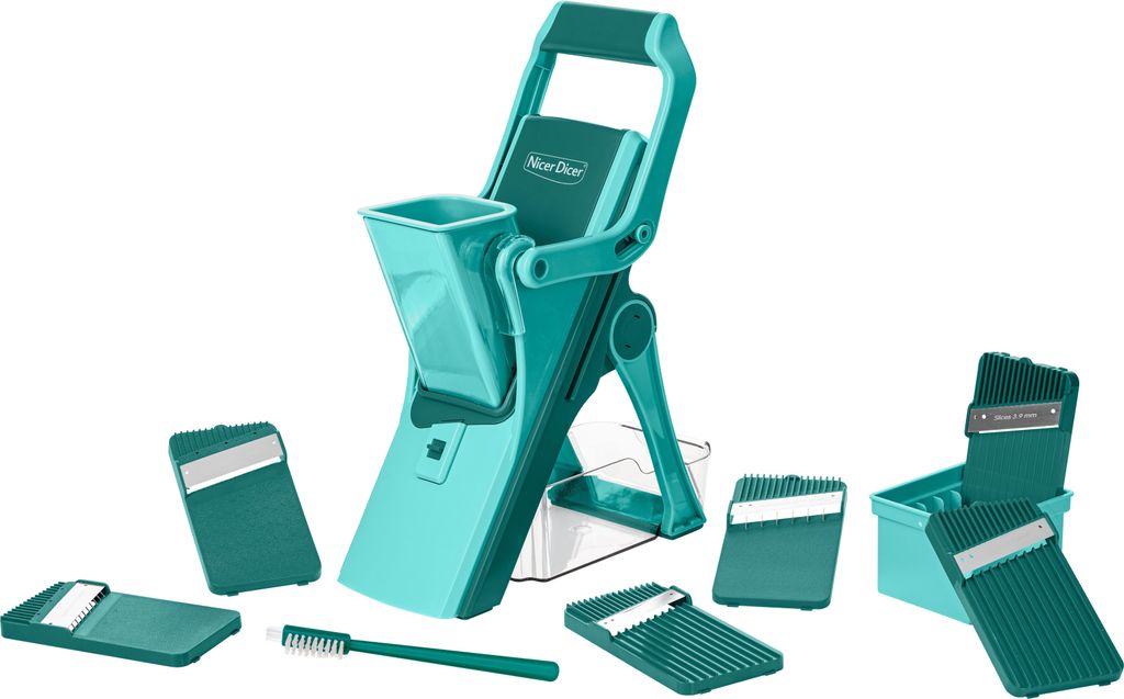Genius Nicer Dicer Mando, Manuálne, 9 mm, Zelená, 1,5 mm, Obrázok produktu 