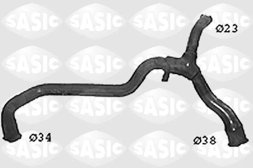 Tuyau de Radiateur 1343K8 Sasic SWH0289 pour Circuit de Refroidissement
