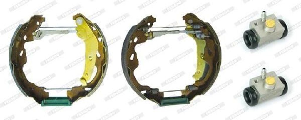 FERODO Bremsensatz Trommelbremse Hinten für TOYOTA Yaris Schrägheck (P1) FMK420