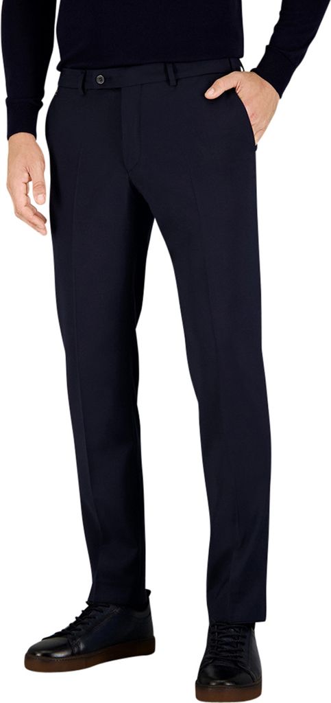 Gardeur Hose dunkelblau einfarbig