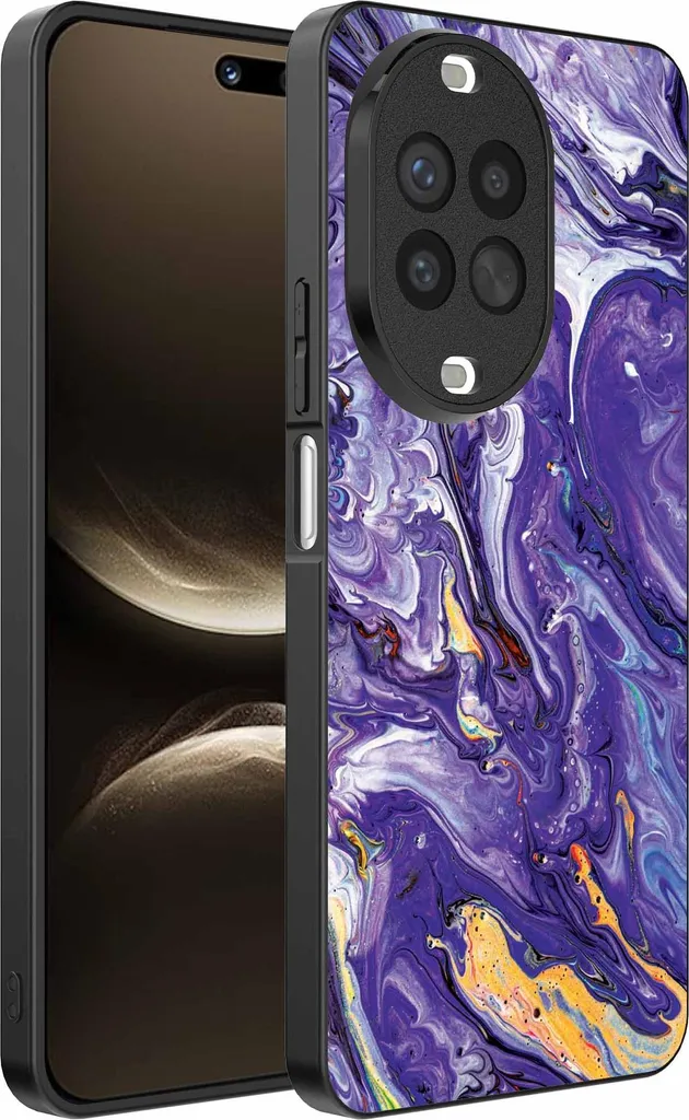 Backcover TPU Huawei Nova 14 Ultra Marmo Viola Oro - Smartphonica