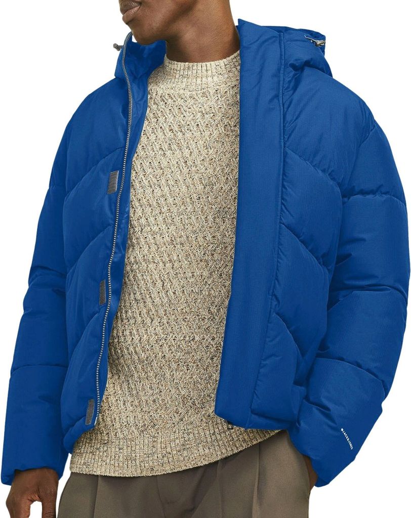 Jack Jones World Puffer Jacke Blau S Herren Blau S