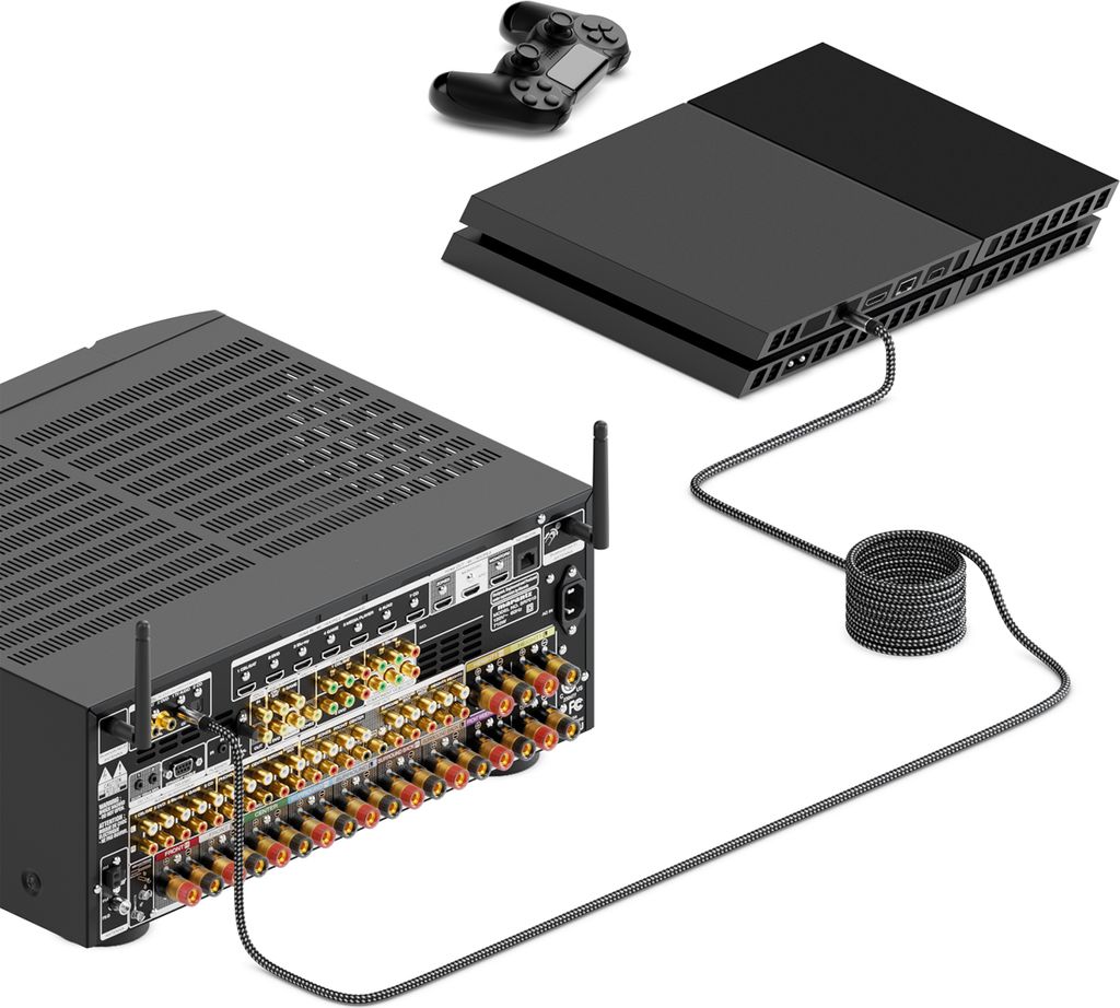 deleyCON 3m Toslink Kabel Optisches Digital Audio Kabel mit Produktbild 5