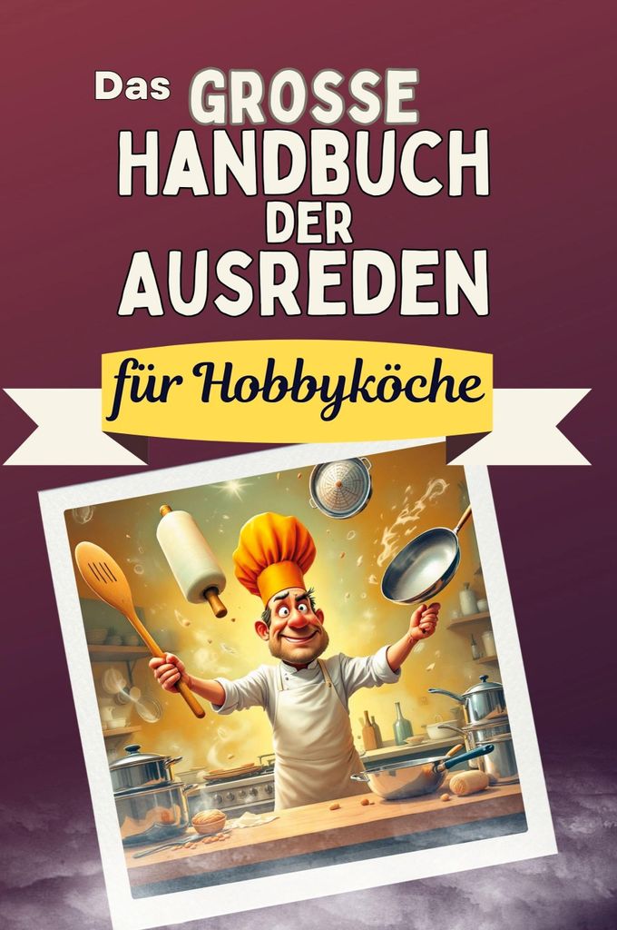 Das große Handbuch der Ausreden für Hobbyköche - Das perfekte Geschenk für Erwachsene und Teenager für Weihnachten und Geburtstag