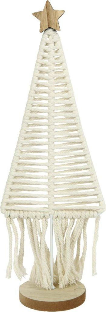 TrendLine Baum aus Stoff 13 x 36,5 cm weiß