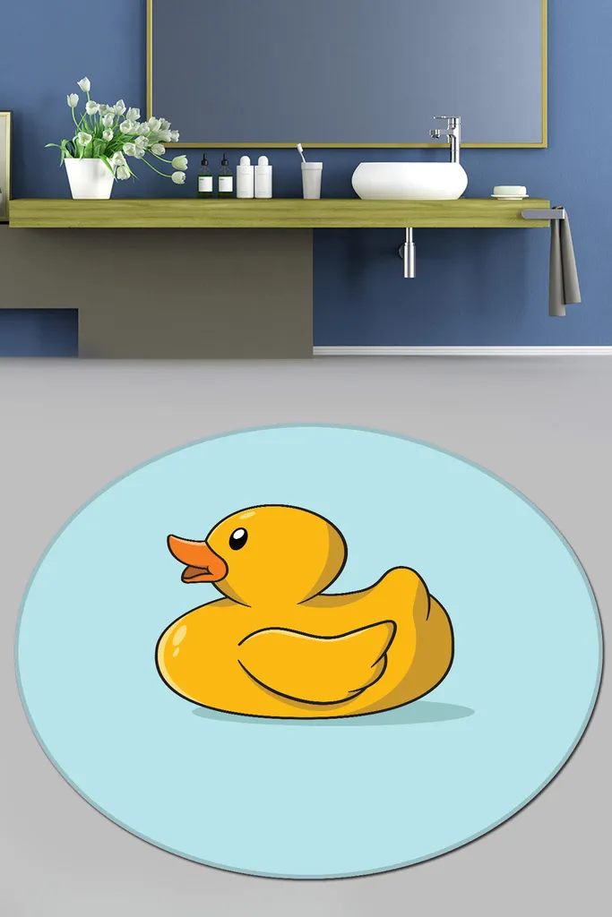 Mijolnir, Canard- CHL4864, Colorato, Tappetini da bagno, 700 gr/m², 100% POLIESTERE