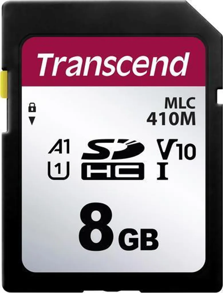 Carte mémoire SDHC 8 Go Transcend pour Appareil Photo et Vidéo Full HD