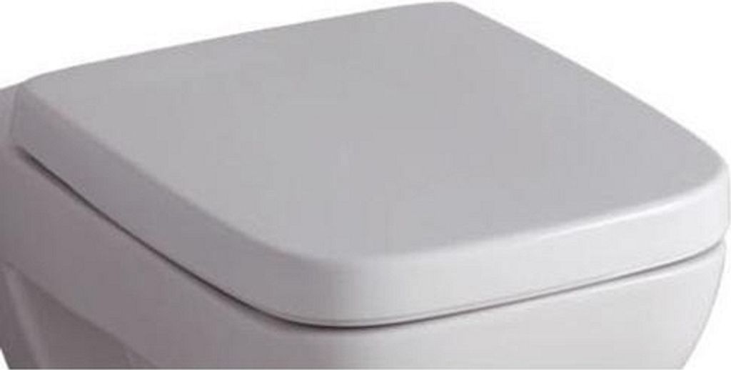 Geberit WC-Sitz Renova Nr.1 Plan, mit Deckel, weiß, Immagine del prodotto 