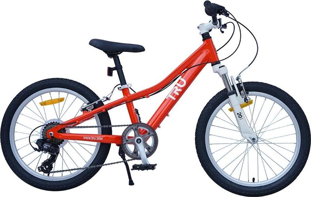 Kinderfahrrad - 20 Zoll - Rot - für 5-8 Jahre - Mountainbike Aluminium - Jugendfahrrad MTB - Sehr Leicht - für Jungen