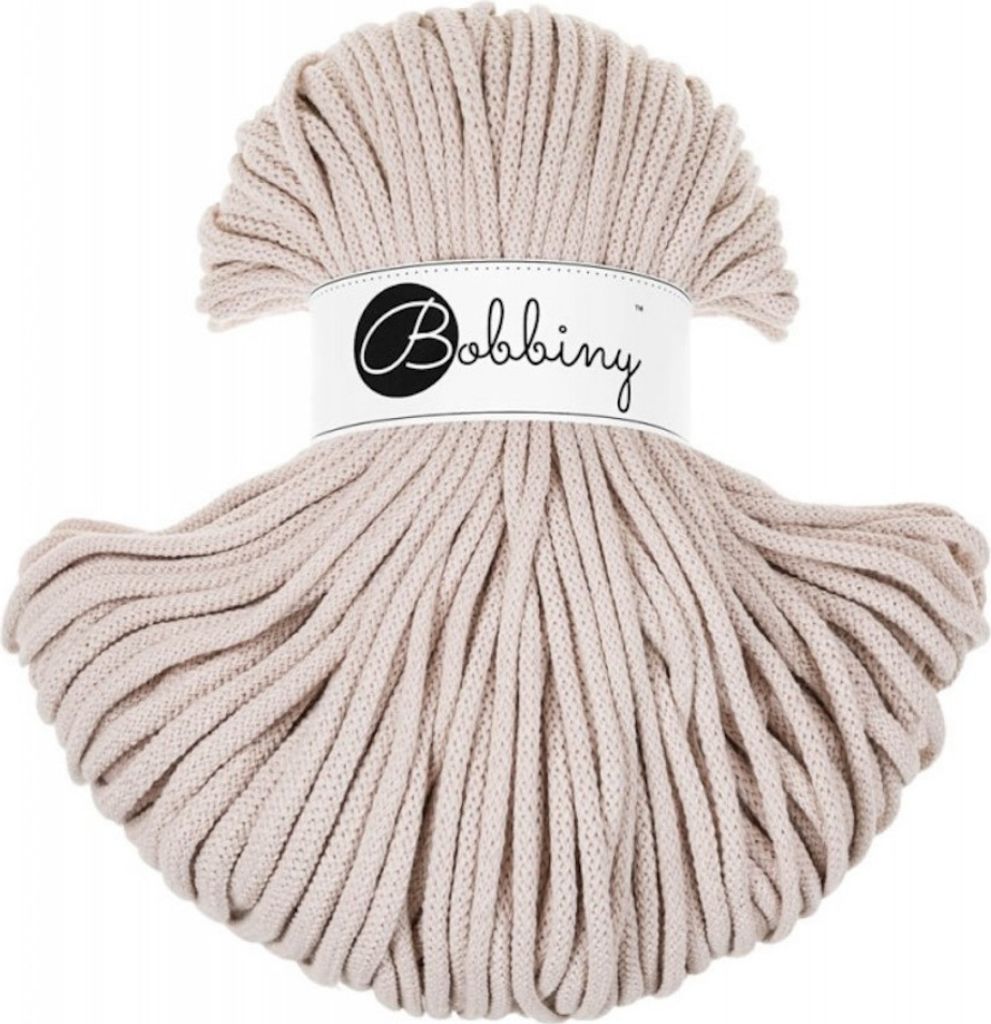 Bobbiny Premium 5 mm 100 m Nude Schnur