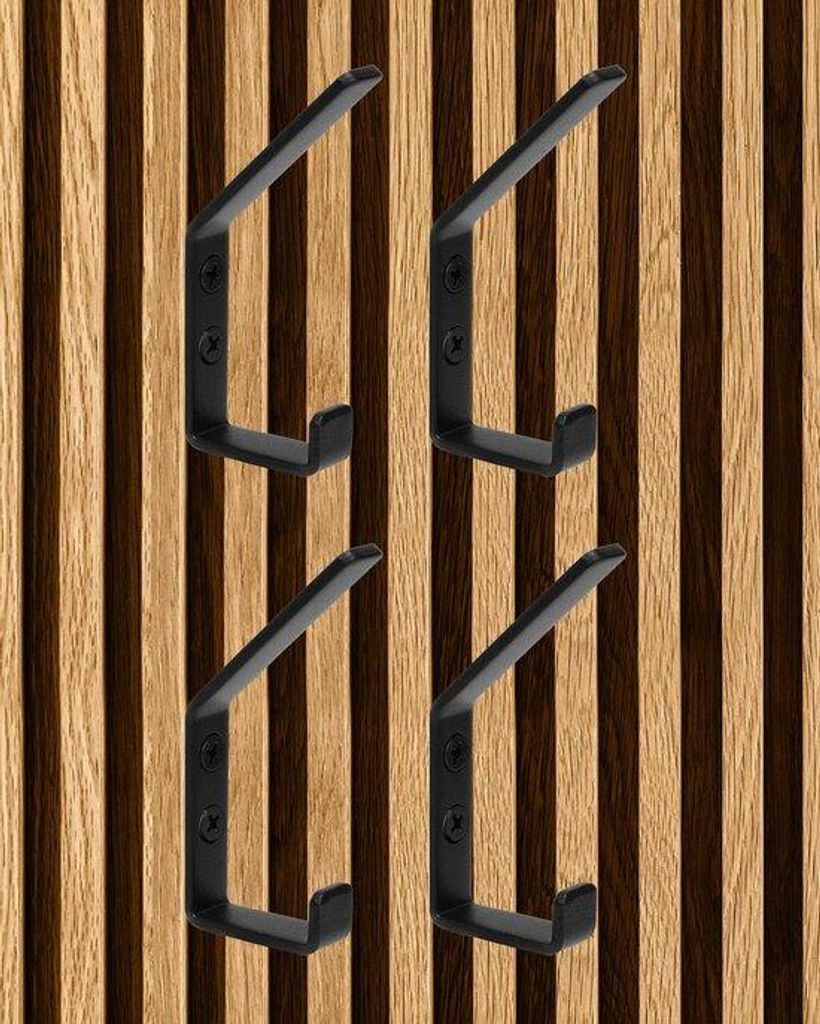 Akoestikanalensysteme mit Schutzbeschlägen, Doppelhalterung für Acoustic Panels, Kissenbeschutz vor Kratzer, für Zimmereinrichtung, Wohnzimmer, ...