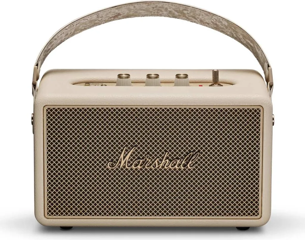 Marshall Kilburn III Enceinte portable puissante stéréo Laiton Crème