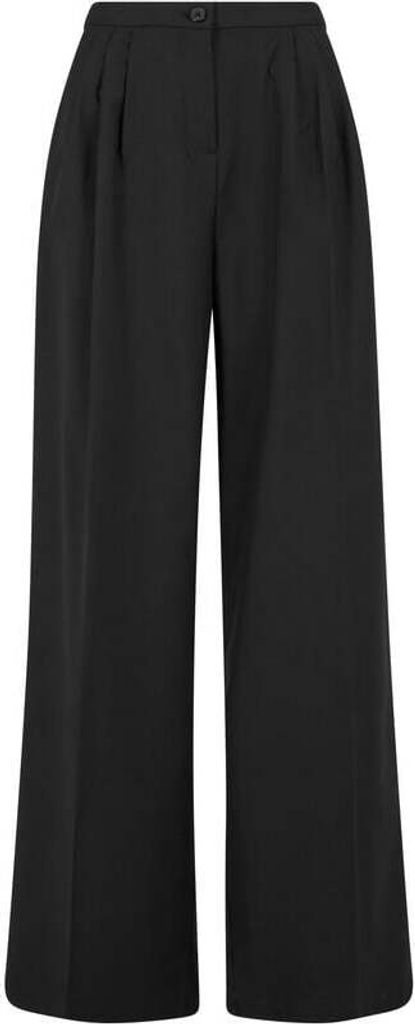 Urban Classics Stoffhose Damen Ladies Wide Leg Pants schwarz 29