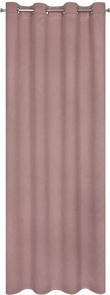 Rideau de décoration 140x250 Amaro rose poudré pour tamiser la lumière