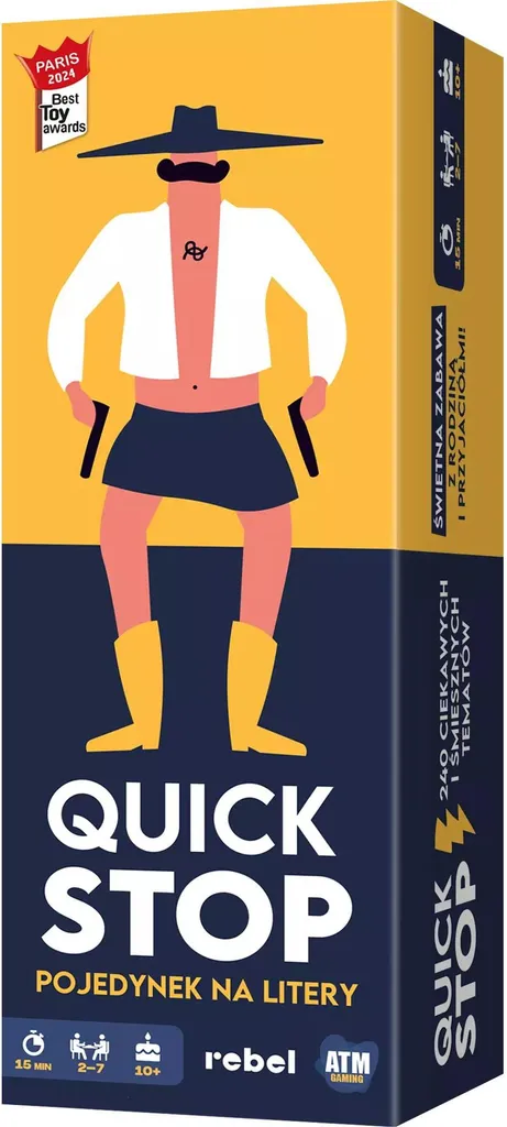 Jeu de cartes QuickStop version polonaise pour des parties endiablées
