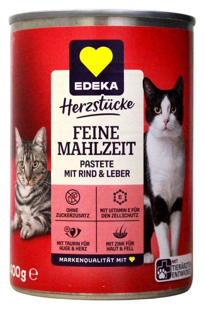 Herzstücke Feine Mahlzeit Pastete mit Rind und Leber Produktbild 