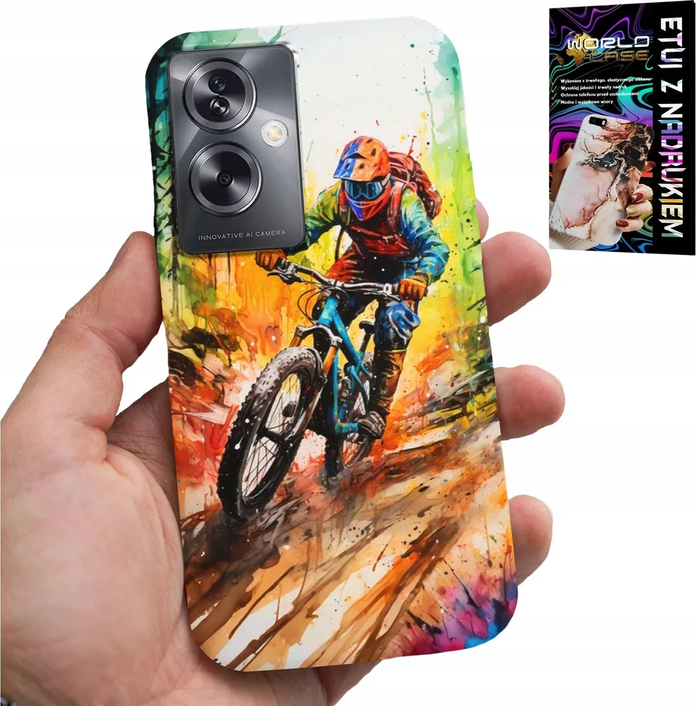 Oppo A79 5G Cover Sport Estremi e Mountain Biking - Design Foil Unico