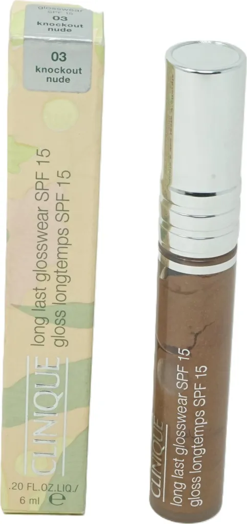 Gloss Non Collant Clinique Long Last Glosswear 03 Nude - Confort 6 ml