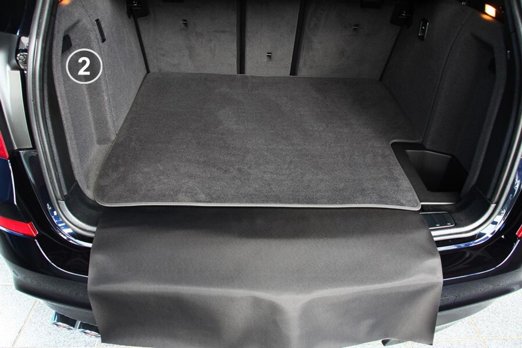 3-teilige Kofferraummatte passend für BMW 5er F11 Kombi Touring 2010-01/2017