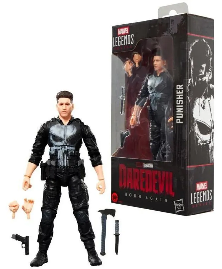 Punisher Marvel Legends Figurine Articulée 15cm Daredevil Born Again Pro