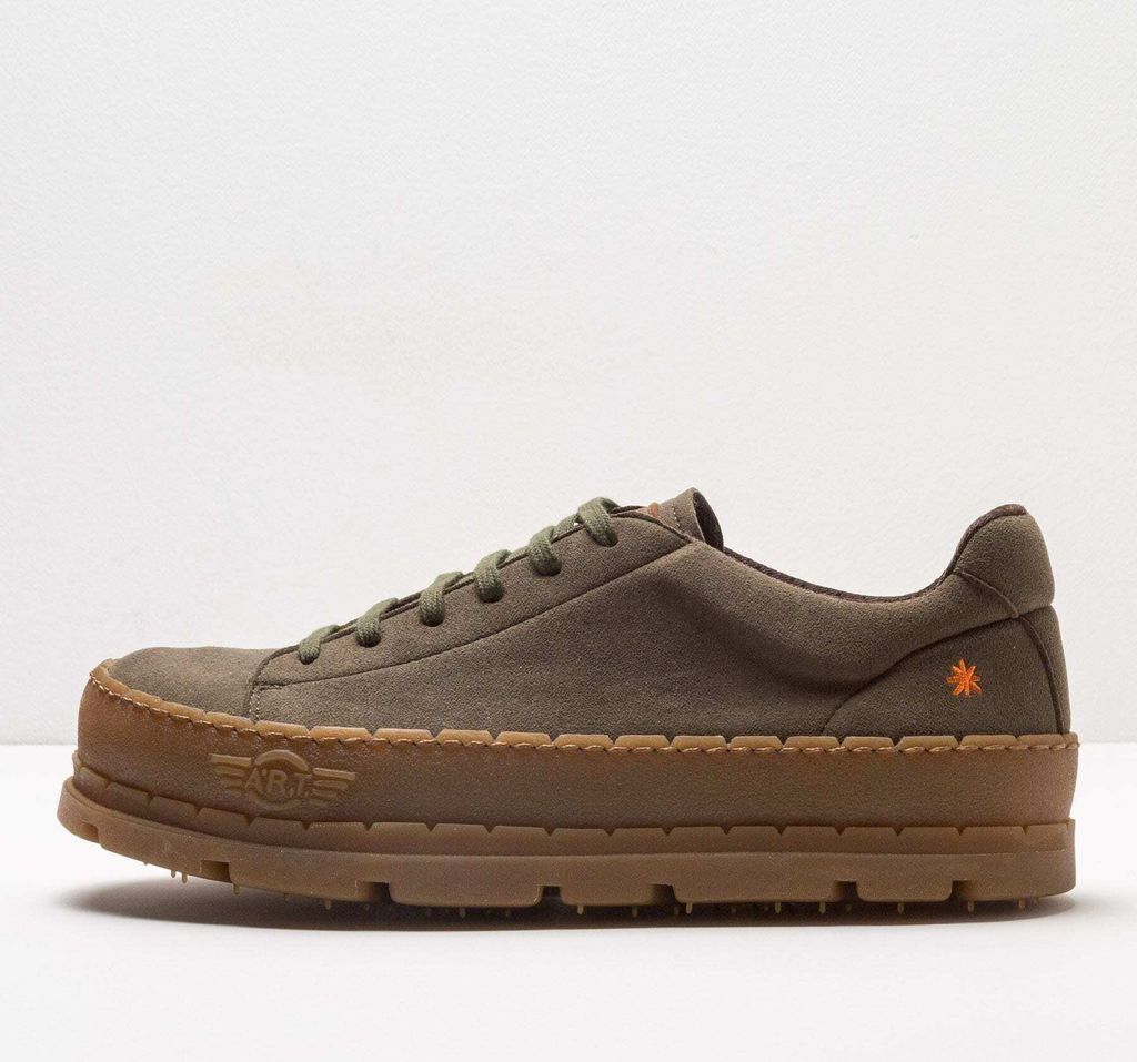 Art Schuhe Herren/Damen 1773 MICRO SUEDE MILITAR/ BLUE PLANET Farbe Grün