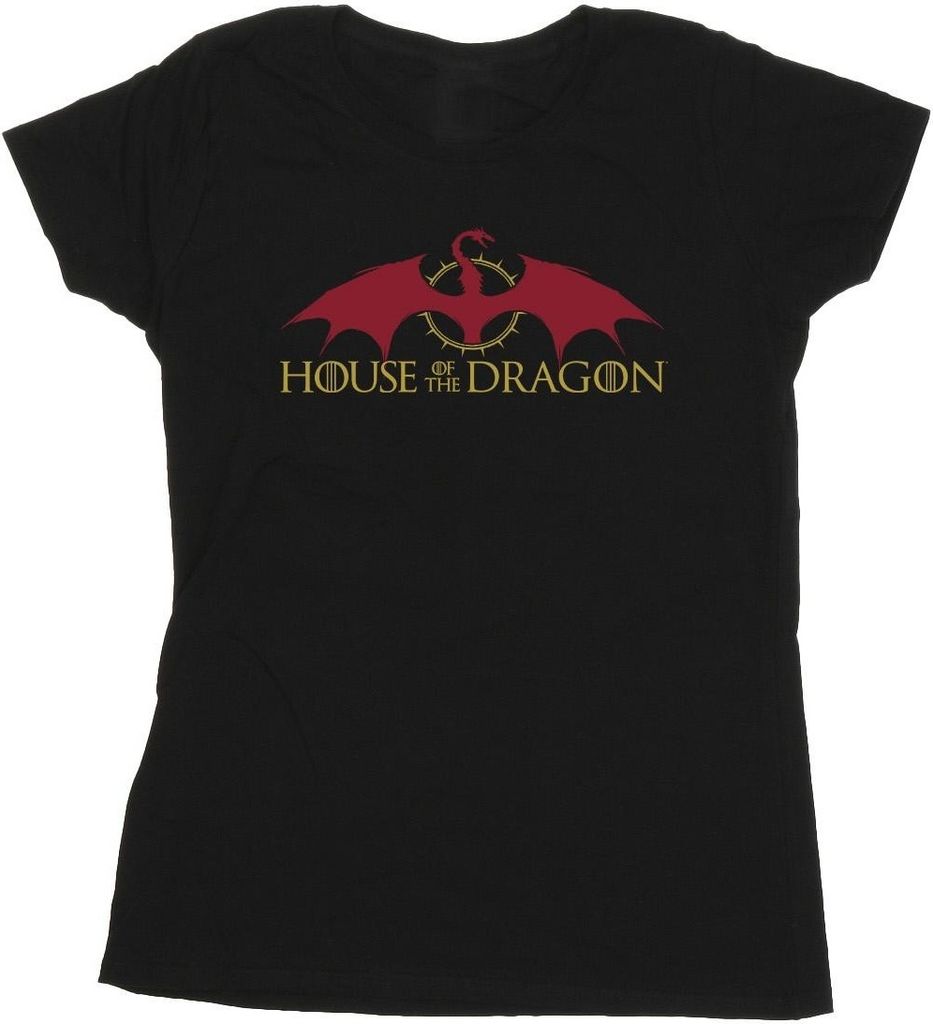 Game Of Thrones: House Of The Dragon - T-Shirt für Damen BI22976 (XL) (Schwarz)