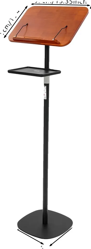 Support de lecture réglable en hauteur multifonctionnel noir brun SL-20