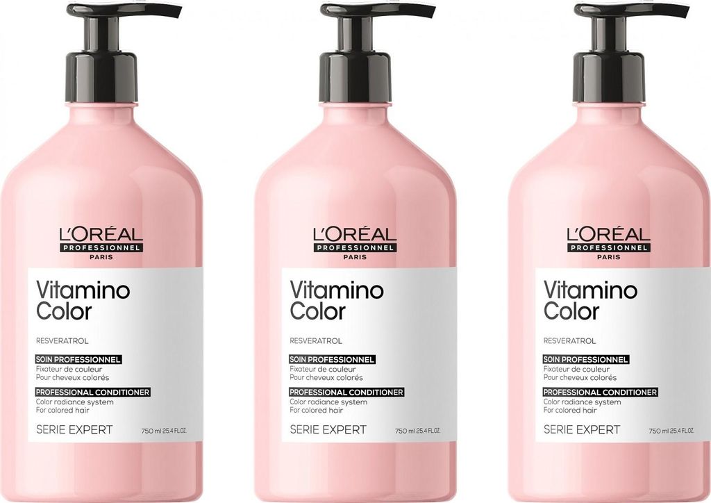 Vitamino Color Resveratrol Conditioner 3x750 ml