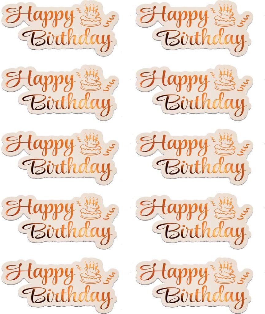 Oblique Unique 10 Stk. Happy Birthday Konfetti Geburtstag Produktbild 
