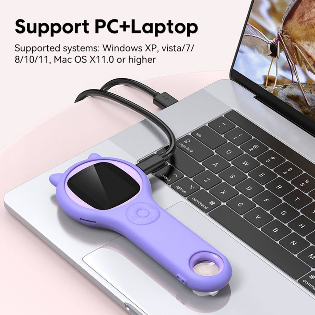 1080P mini mikroskop pro děti, 500x přenosná kapesní lupa, Obrázek produktu 5