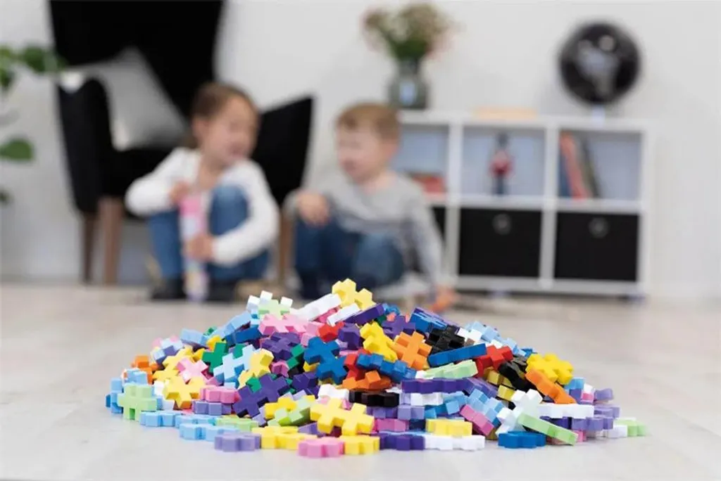 Jeu de construction Plus-Plus 3413 : 200 briques colorées dès 12 mois