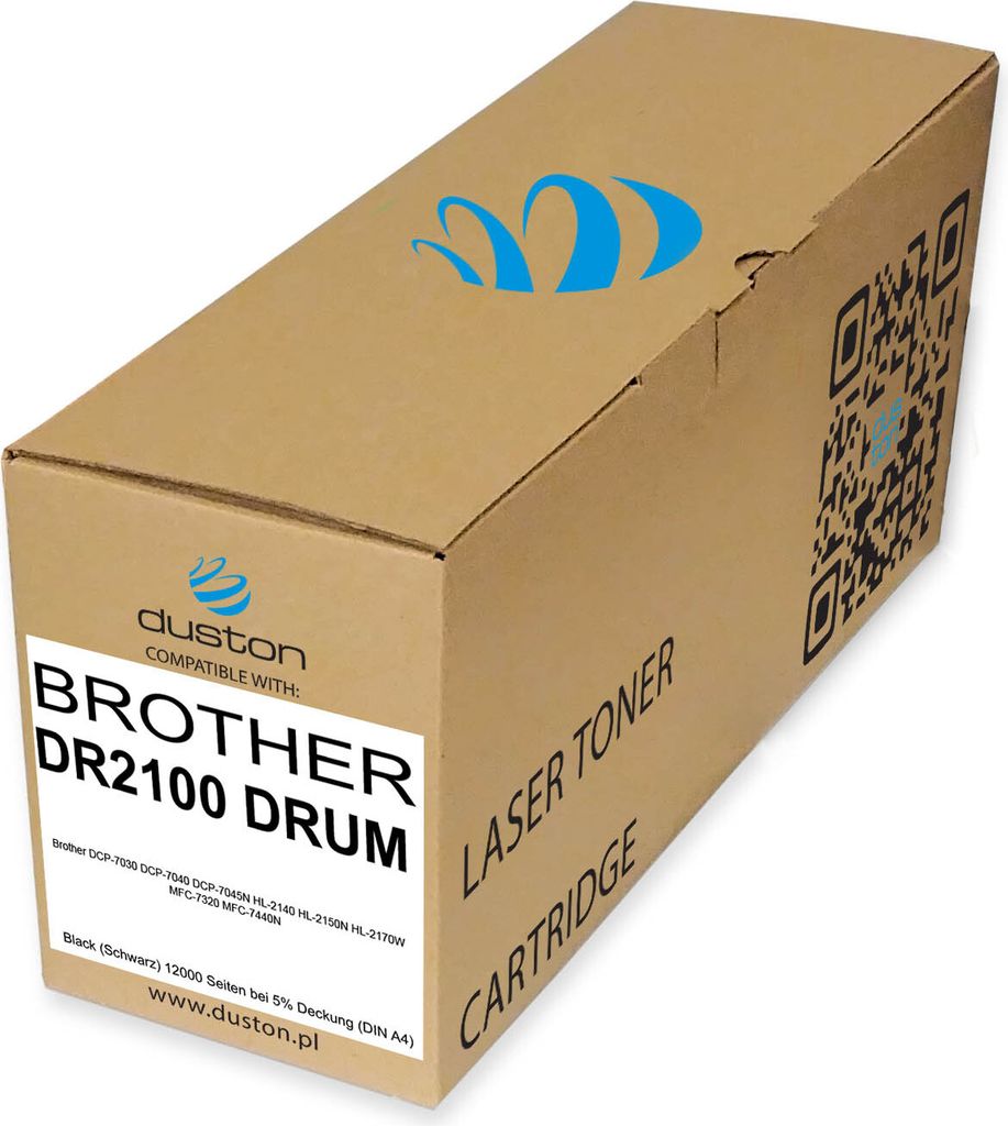 DR2100, DR-2100 Band Schwarz kompatibel mit Brother DCP-7030 DCP-7040 DCP-7045N HL-2140 HL-2150N HL-2170W MFC-7320 MFC-7440N