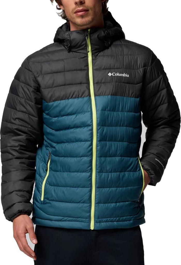 COLUMBIA POWDER LITE II HOODED JAC Blau