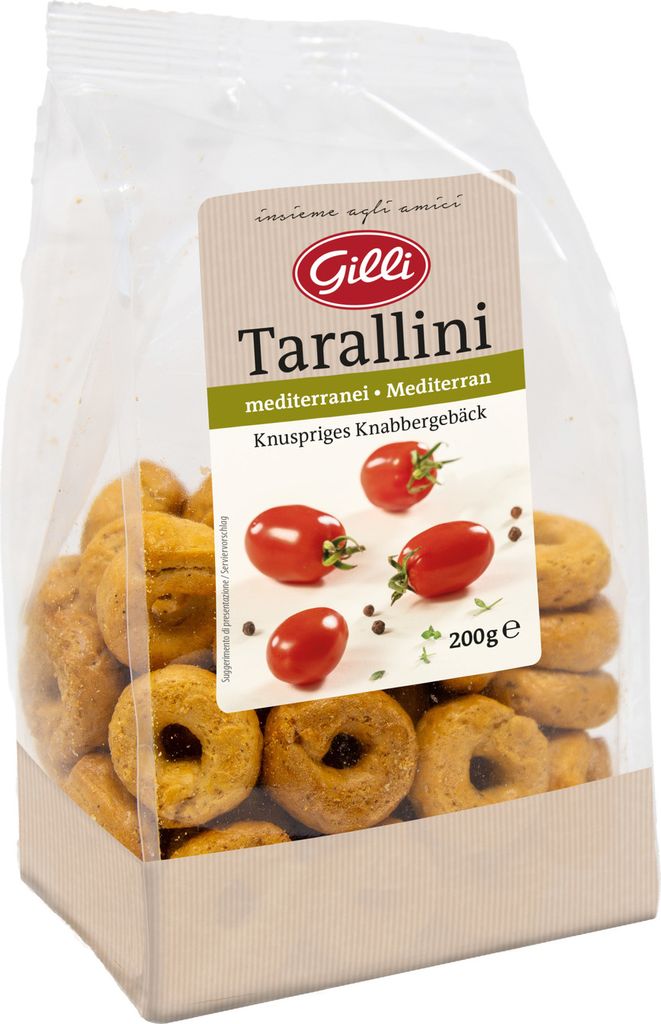 Tarallini mediterran 200 gr. - Gilli Immagine del prodotto 