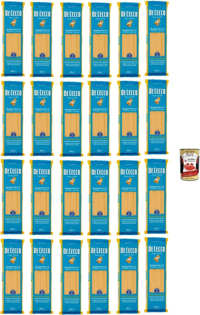 De Cecco Spaghettini N°11 100% Italienisch Pasta Nudeln 24x Produktbild 