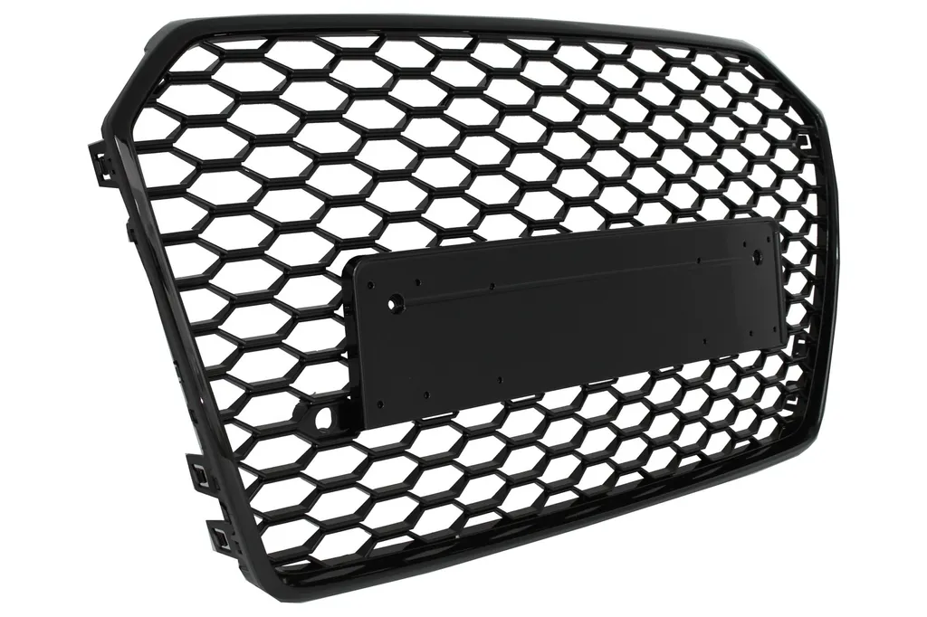 Grille de calandre noire RS6 Look pour Audi A6 C7 4G Facelift 15-18