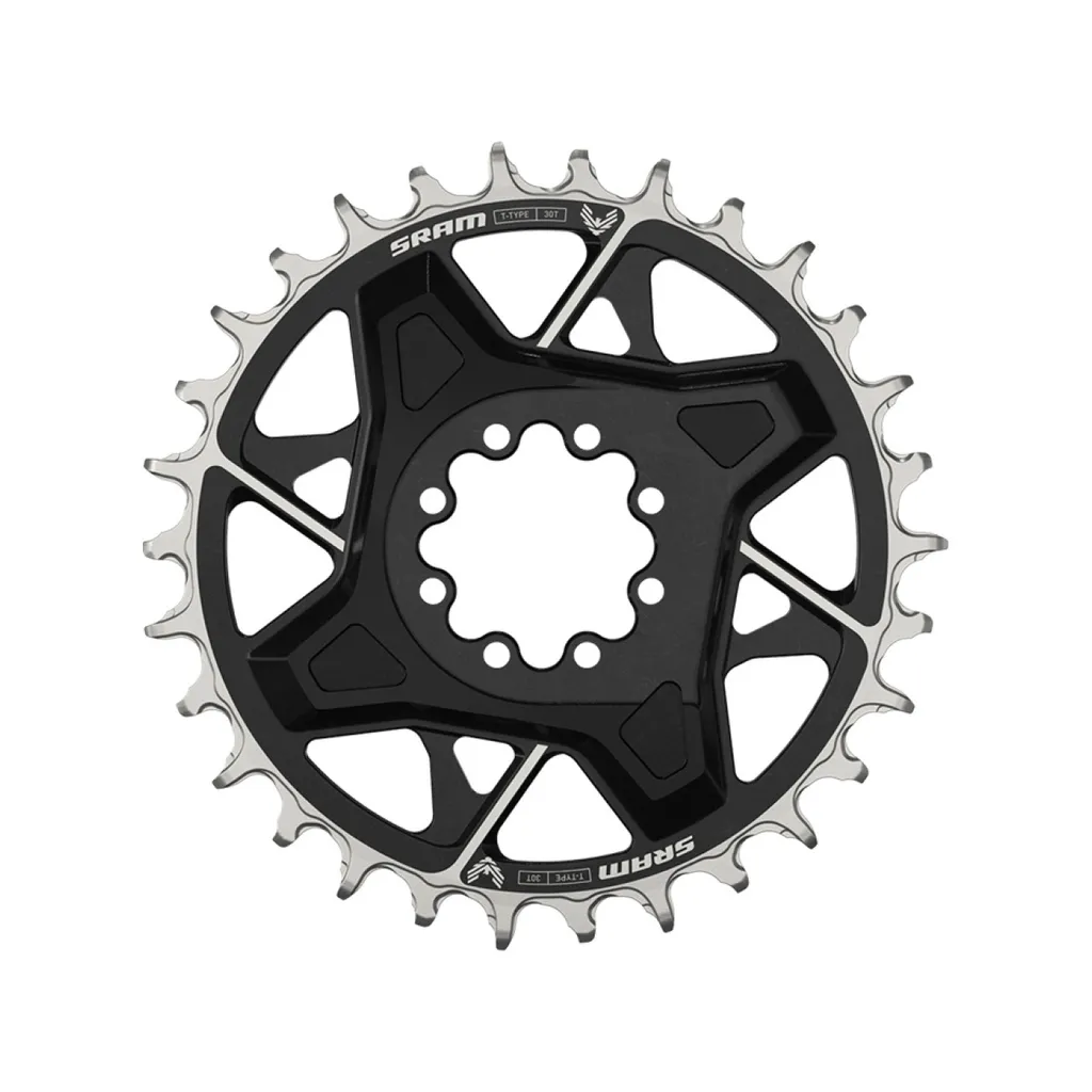Plateau de Pédalier SRAM T-Type 30 Dents Noir 3mm pour Groupe Eagle