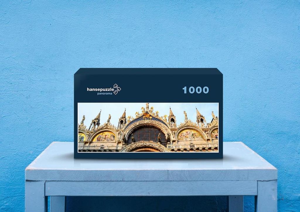 hansepuzzle 66190 - Kirche Puzzle, 1050 Teile, Religion, 60,0 x 46,0cm mit hochwertiger Aufbewahrung, Kartonbox und wiederverschließbarem Beutel