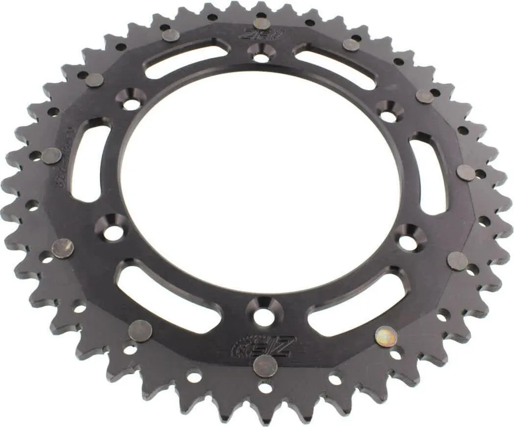 Pignon 48 dents ZF pas 520 noir ultra résistant série ZFD-822-48-BLK