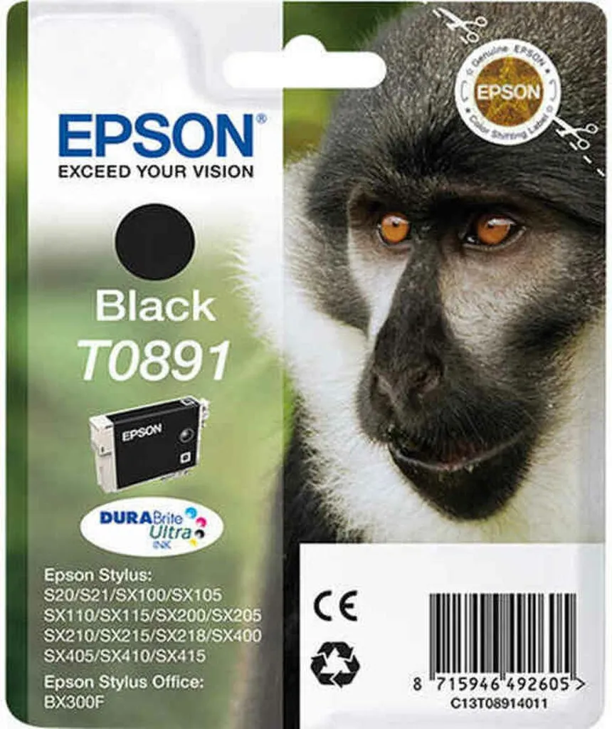 Cartuccia d'inchiostro originale Epson T0891 nero