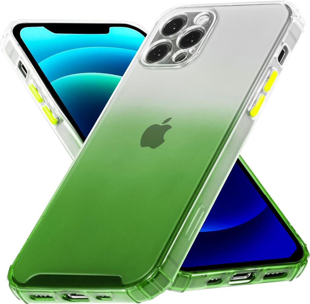 Farbverlauf Hülle für iPhone 12 Pro Max Schutzhülle Handy Case Kamera Schutz Cover