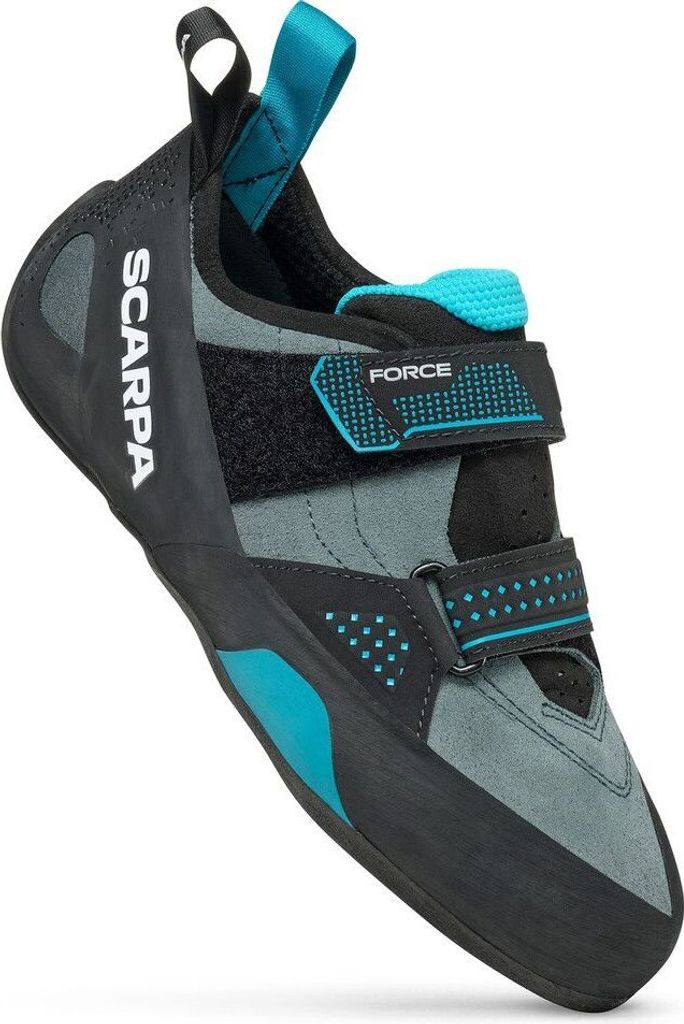 Force Climbing-Schuh, Größe 39, Farbe conifer/azure - Scarpa